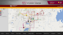 Southern Illinois University Interactive Shuttle Map lets commuters see the location of shuttles in real time