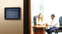Touch Conference Room Sign show room bookings outside your meeting rooms