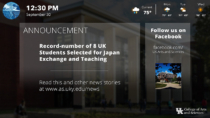 University of Kentucky Digital Signage Layout