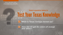 University of Texas AT&amp;T Conference Center Digital Signage with trivia for gamification