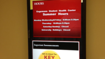 USC Engemann Student Health Center Digital Sign