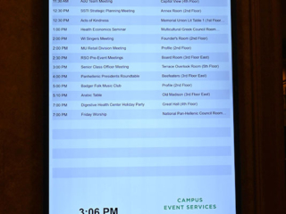 University of Wisconsin-Madison Union Portrait Digital Signage