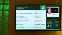 University of Wisconsin-Madison Union Digital Signage Events Listing