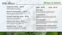 Wellbridge Health Bistro Digital Menu Board