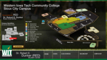 Western Iowa Technical Community College Interactive Wayfinding - designed by Visix