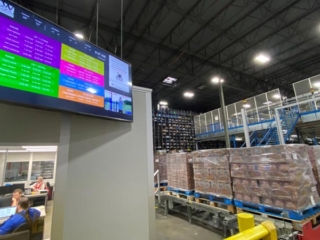 Windigo Logistics Warehouse Digital Signage
