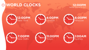 world-clock-digital-sign-demo