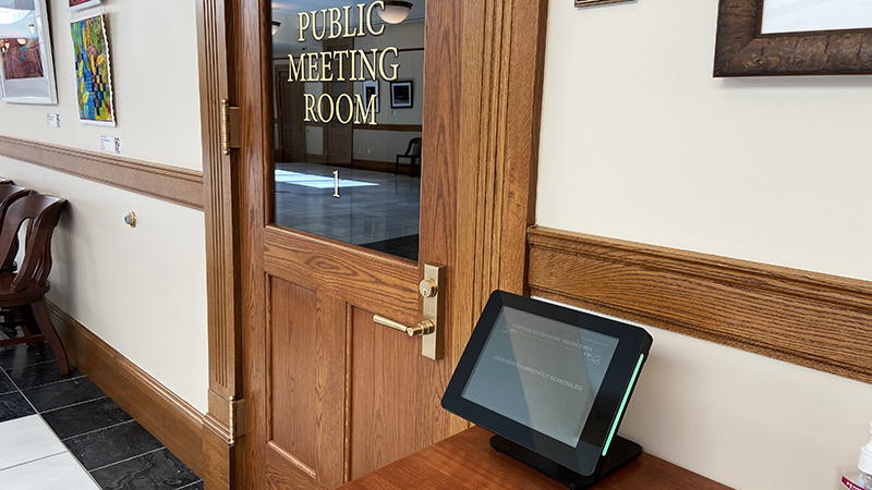 Wyoming State Capitol Building Interactive Room Signs