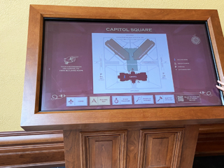 Wyoming State Capitol Building Interactive Wayfinding
