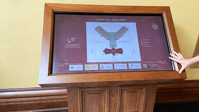 Wyoming State Capitol Building Interactive Wayfinding