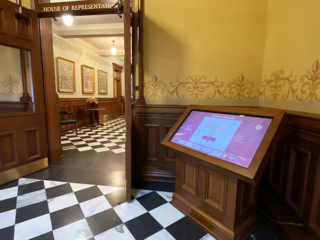 Wyoming State Capitol Building Touchscreen Wayfinding