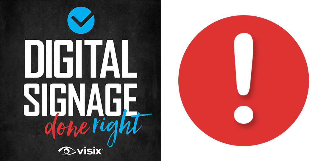 Add digital signage to your emergency alert system - hear pros and cons in our podcast