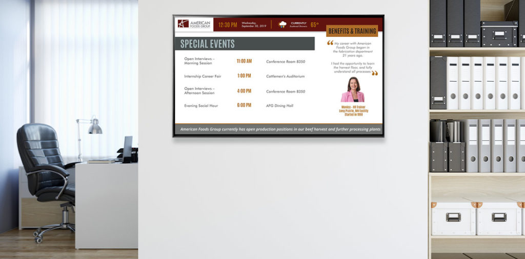 16 Reasons to Get Digital Signs for Business Business Signage Visix