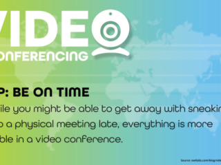Video-Conferencing-Tips-Be-On-Time Free Graphic | Video Conferencing Tips | Be On Time