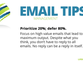 Visix-Email-Management-Tips-Prioritize Free Graphic | Email Management Tips | Use the 80/20 rule