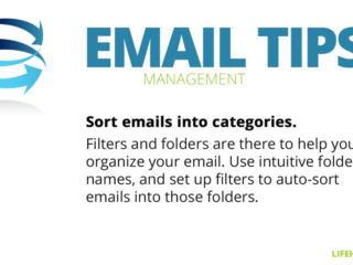 Visix-Email-Management-Tips-Sort-Emails Free Graphic | Email Management Tips | Sort emails into categories