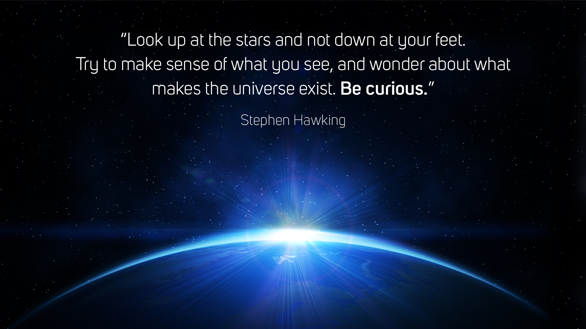 Free Graphic | Inspirational Quotes | Quote by Stephen Hawking