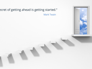 Visix-Inspirations-Quotes-Getting-Ahead-Twain Free Graphic | Inspirational Quotes | Quote by Mark Twain