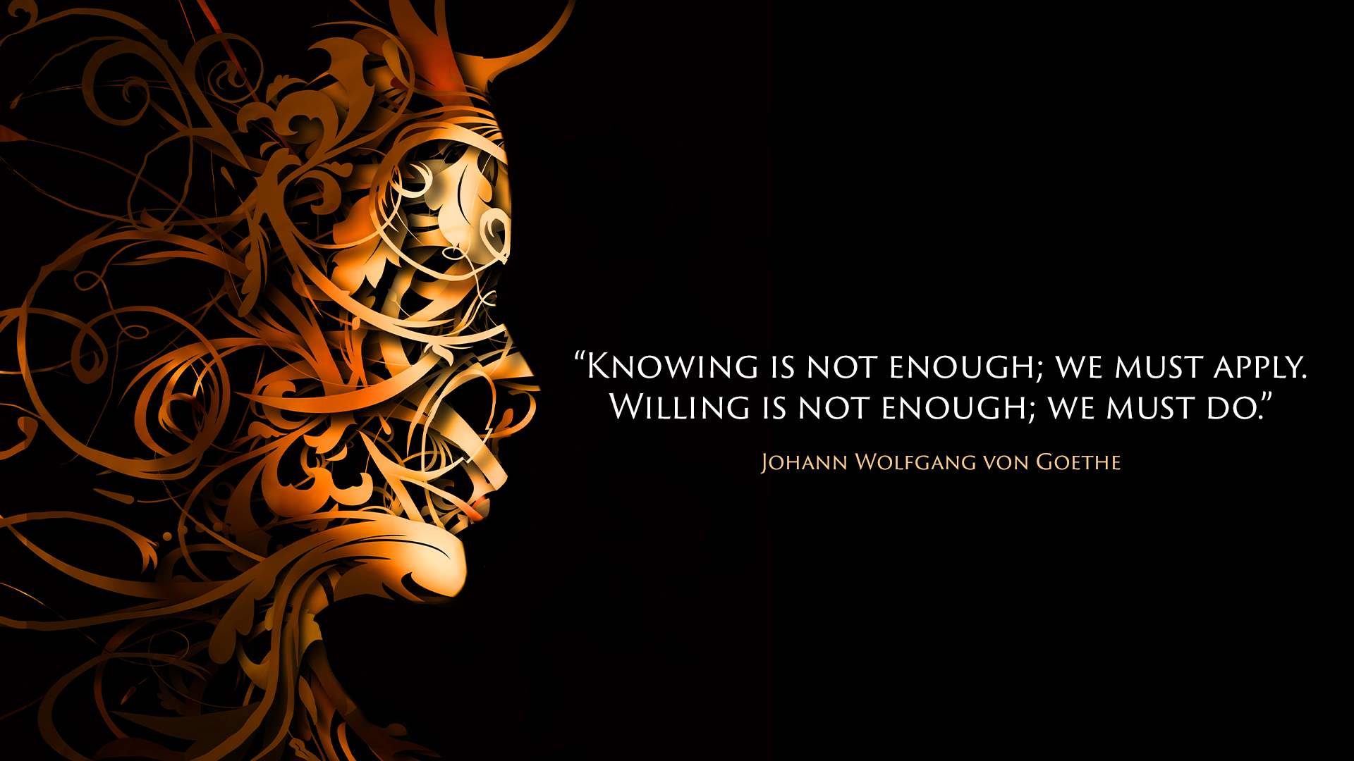 Free Graphic | Inspirational Quotes | Quote by Johann Wolfgang Von Goethe