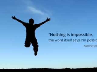 Visix-Inspirations-Quotes-Nothing-Is-Impossible-Hepburn Free Graphic | Inspirational Quotes | Quote by Audrey Hepburn