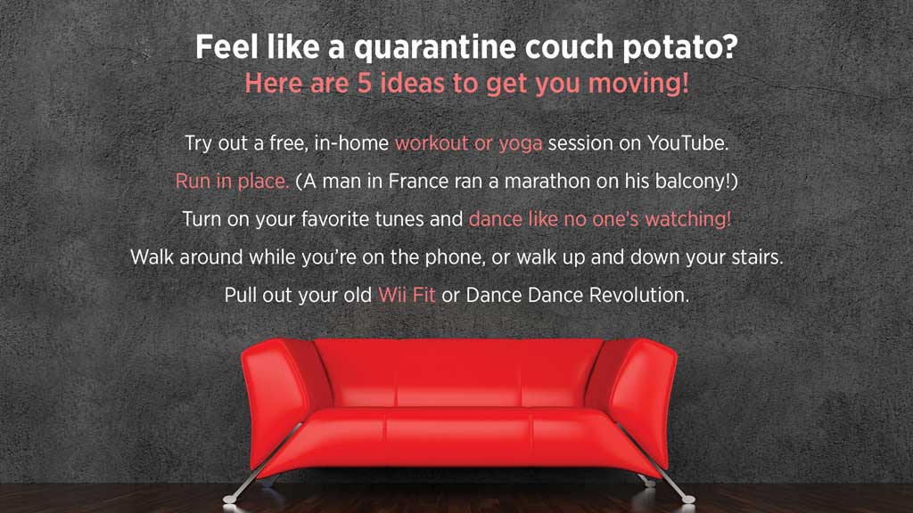Free Graphic | COVID-19 | Quarantine couch potato