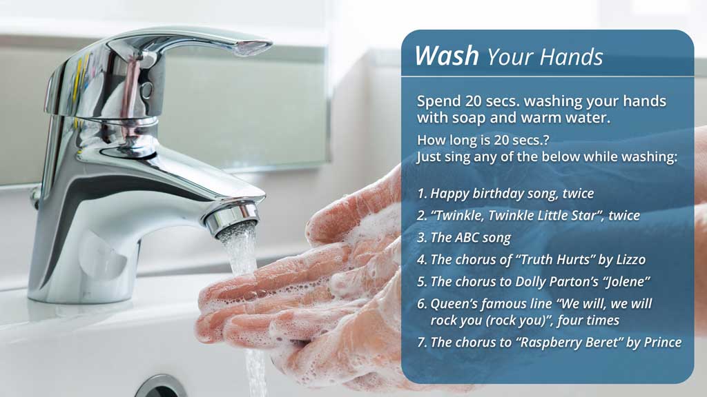 Free Graphic | COVID-19 | Sing while you wash your hands