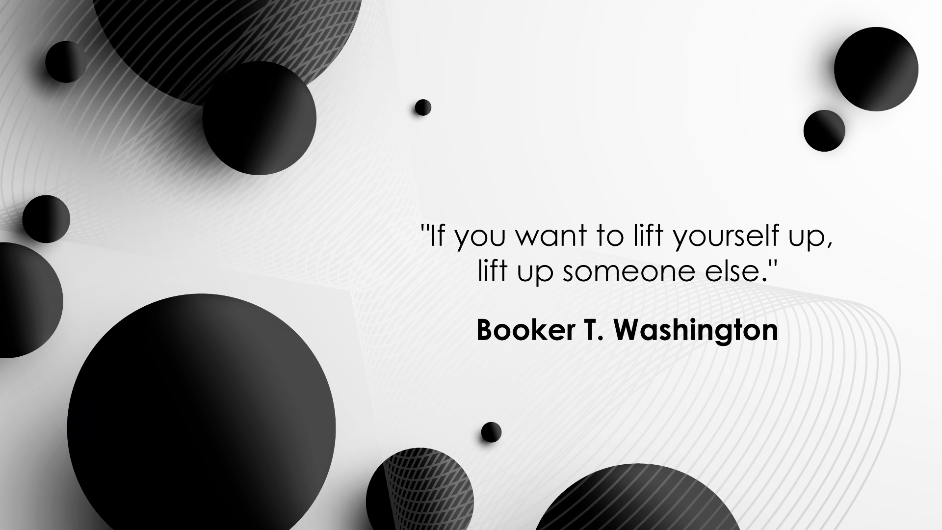 Free Graphic | Together We Can | Quote by Booker T. Washington