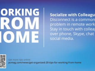 Visix-Working-From-Home-Socialize Free Graphic | Work from Home Tips | Socialize with colleagues