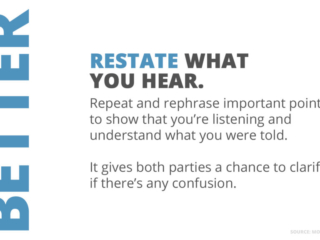Visix-Communicate-Better-Restate-Rephrase Free Graphic | Communicate Better | Restate What You Hear