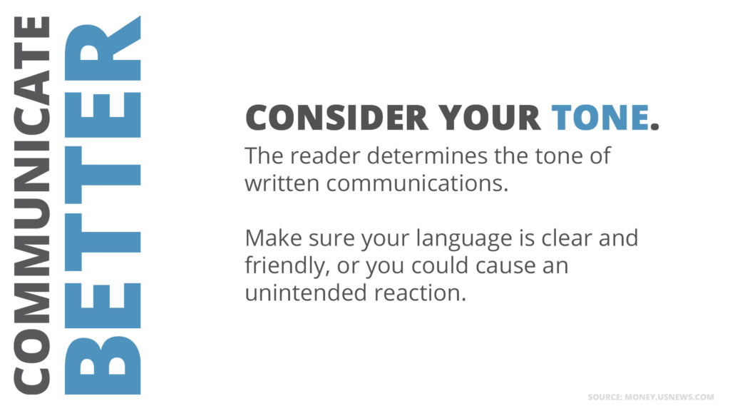 Free Graphic | Communicate Better | Consider Your Tone