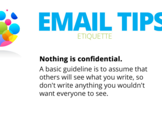 Visix-Email-Etiquette-Tips-Nothing-Confidential Free Graphic | Email Etiquette Tips | Nothing is confidential