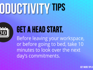 Visix-Productivity-Tips2-Get-a-Head-Start Free Graphic | Productivity Tips | Get a head start