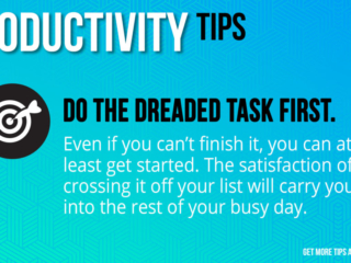 Visix-Productivity-Tips3-Do-Dreaded-Task-First Free Graphic | Productivity Tips | Do dreaded task first