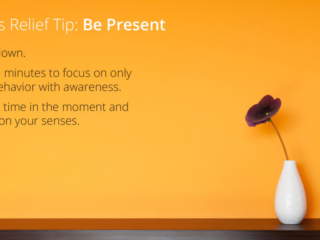 Visix-Stress-Relief-Tips3-Be-Present Free Graphic | Stress Relief Tips | Be present