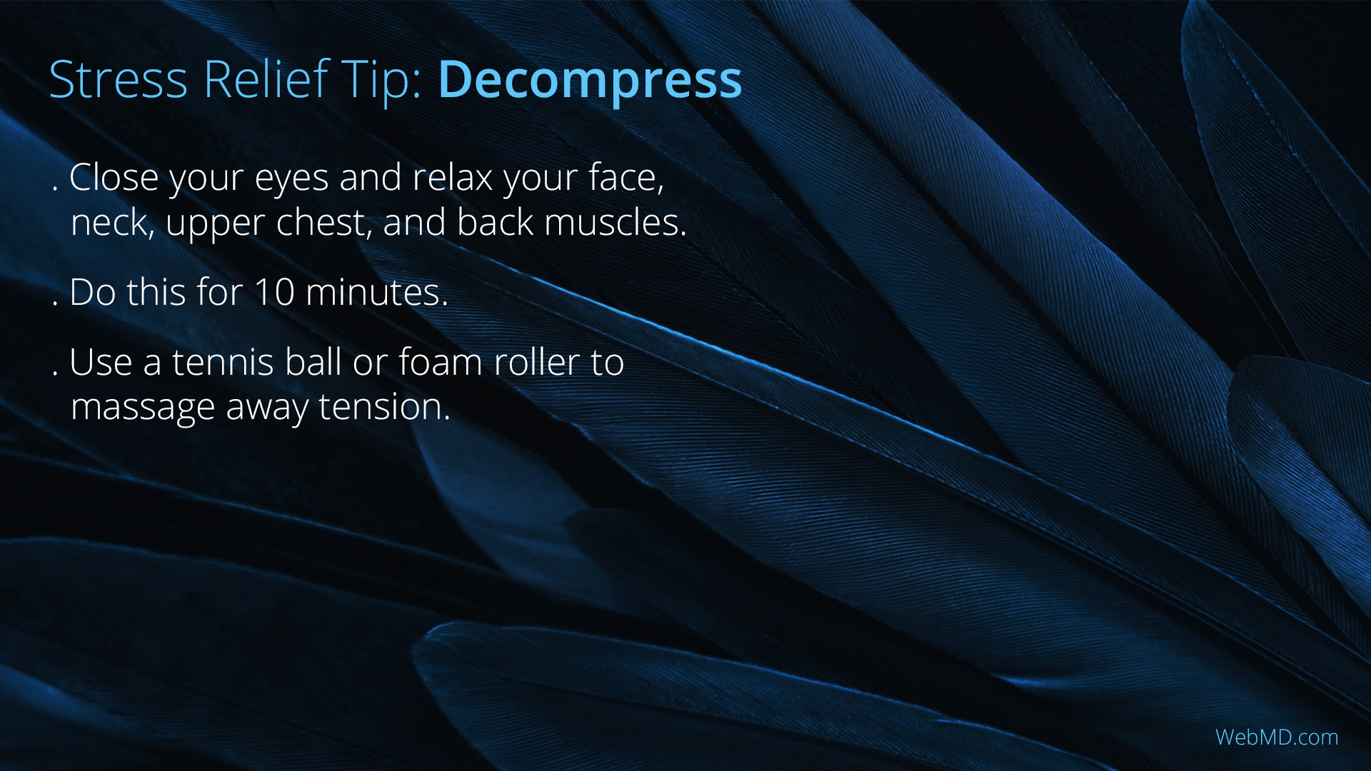 Free Graphic | Stress Relief Tips | Decompress