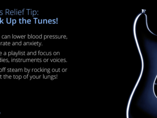 Visix-Stress-Relief-Tips8-Music Free Graphic | Stress Relief Tips | Crank up the tunes