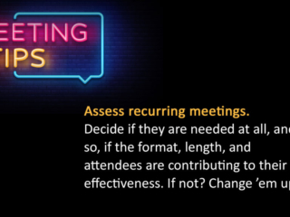 Visix-Meeting-Tips10-Recurring Free Graphic | Meeting Tips | Assess recurring meetings
