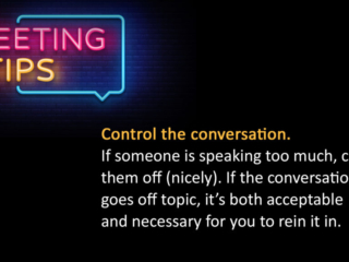 Visix-Meeting-Tips7-Conversation Free Graphic | Meeting Tips | Control the conversation