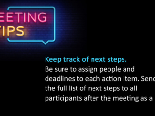 Visix-Meeting-Tips9-Next-Steps Free Graphic | Meeting Tips | Keep track of next steps