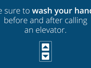 Visix-Reopening-Elevators-Wash-Hands Free Graphic | Reopening Message | Wash your hands when calling elevators