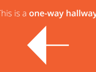 Visix-Reopening-One-Way-Hallway-Left Free Graphic | Reopening Message | One-way hallway LEFT