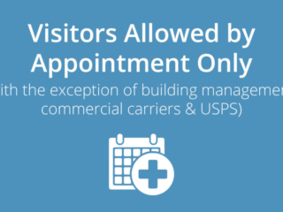 Visix-Reopening-Visitors-by-Appointment-Only Free Graphic | Reopening Message | Visitors allowed by appointment only
