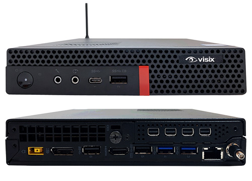 Visix four-output media player lets you show two, three or four video streams for scalable digital signage and video wall applications.