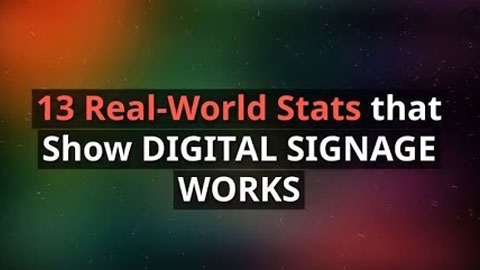 Digital signage has been proven to be more effective than static messages. See some surprising stats.