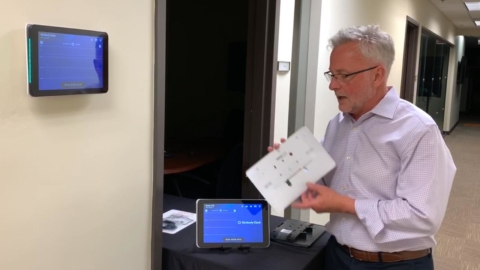 Our latest software release for Connect meeting room signs has more analytics and reporting features, and a streamlined, more professional user experience.