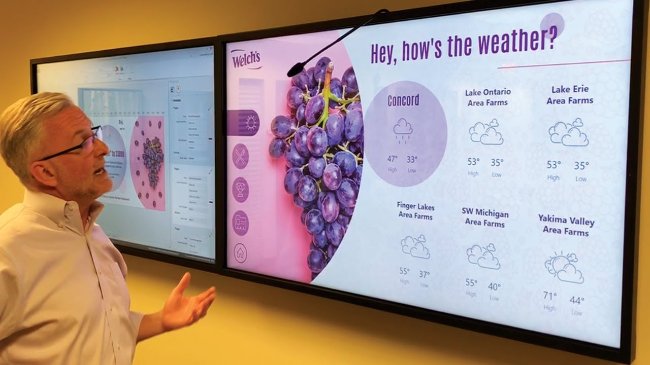 Our AxisTV Signage Suite digital signage software has a new Voice Recognizer Widget that turns any screen into a hands-free interactive sign.