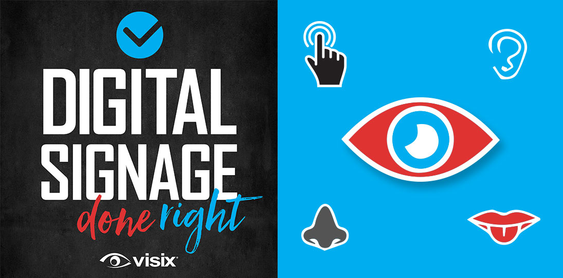 Listen for tips on experiential design for digital signage messages to engage more people