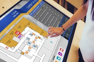 Combine digital signage, meeting room signs, interactive wayfinding and emergency alerts for better facilities management