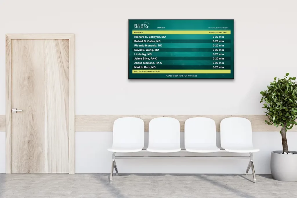 Digital signage for hospitals and healthcare facilities lets you keep patients informed, educated and entertained