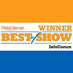 Digital Signage Magazine Best of InfoComm Awards winner logo